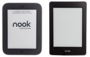 Kindle Paperwhite vs Nook Simple Touch GlowLight vs Sony Reader PRS-T2