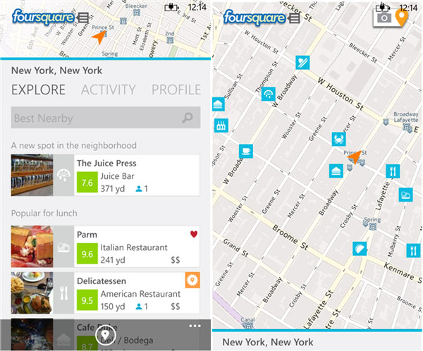 foursquare-windows-phone