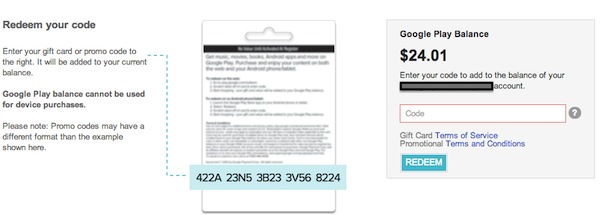 Google Play Gift Cards US