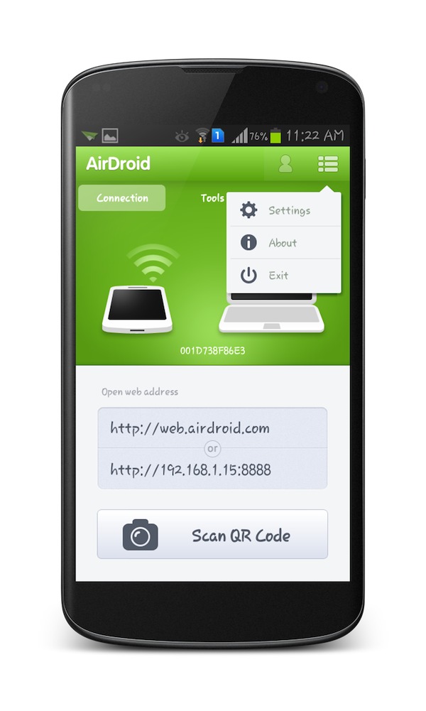 web airdroid com