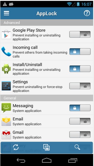 Protect your private information with App Lock
