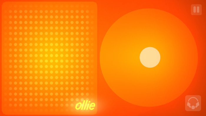 Main screen of the Ollie app