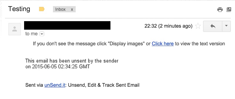 can you unsend an email after sending it