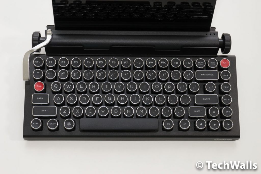 Qwerkywriter Review the Bluetooth TypewriterInspired Mechanical