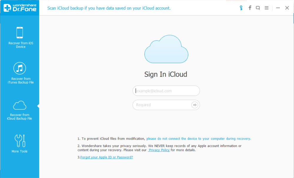 How to Recover Lost iCloud Email Password- Dr.Fone