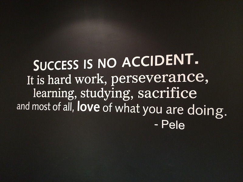 Success is no accident.