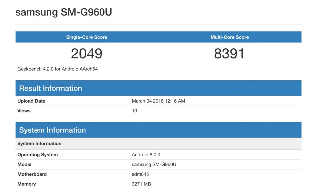 exynos 990 vs snapdragon 845