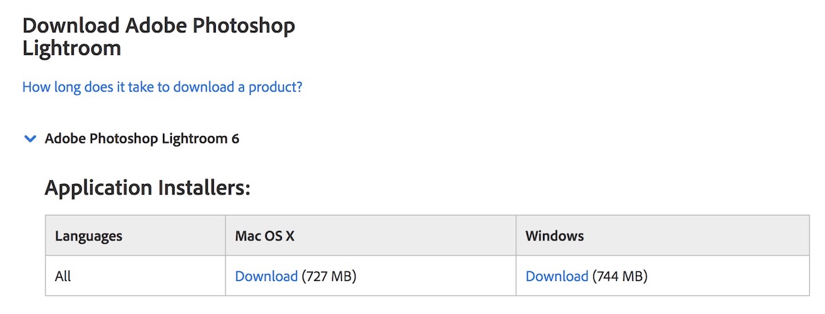 Where to Download Adobe Photoshop Lightroom 6 and License It