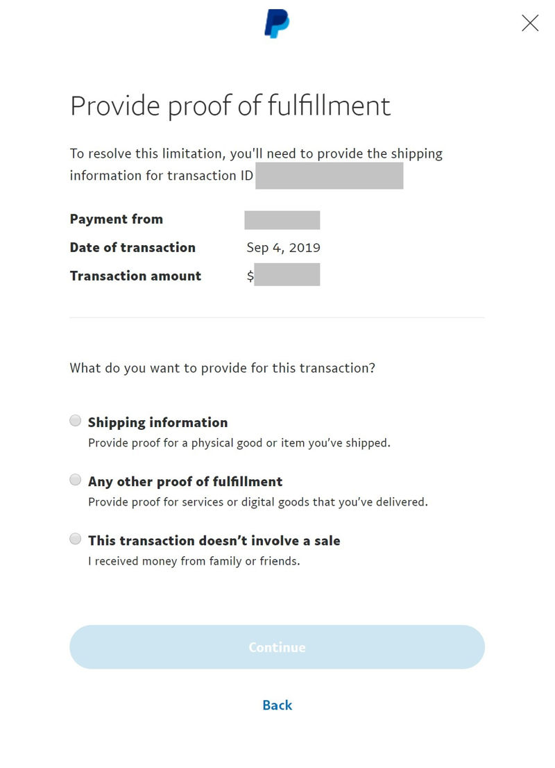 How to provide proof of purchase