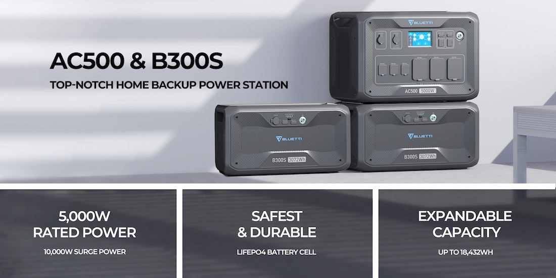 EXPANDABLE HOME PORTABLE POWER STATION 5000W