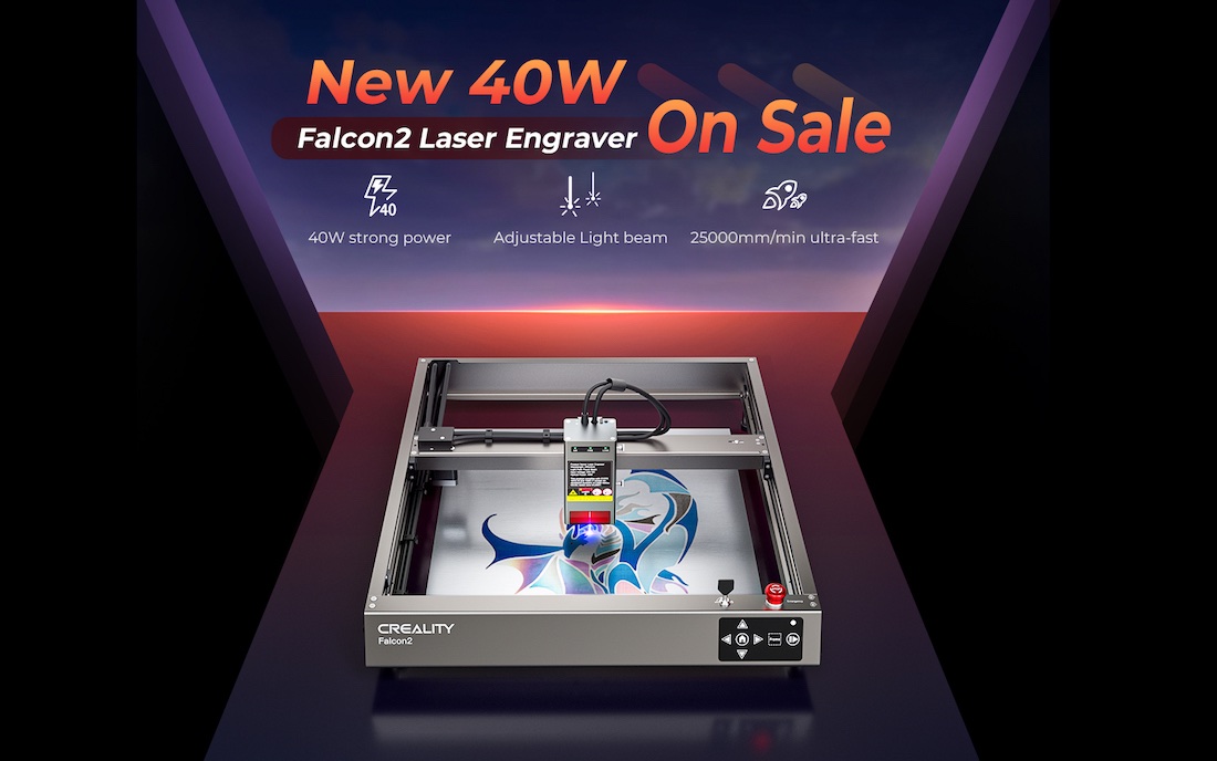 Creality Launches the Falcon2, Its Most Powerful Laser Engraver Yet