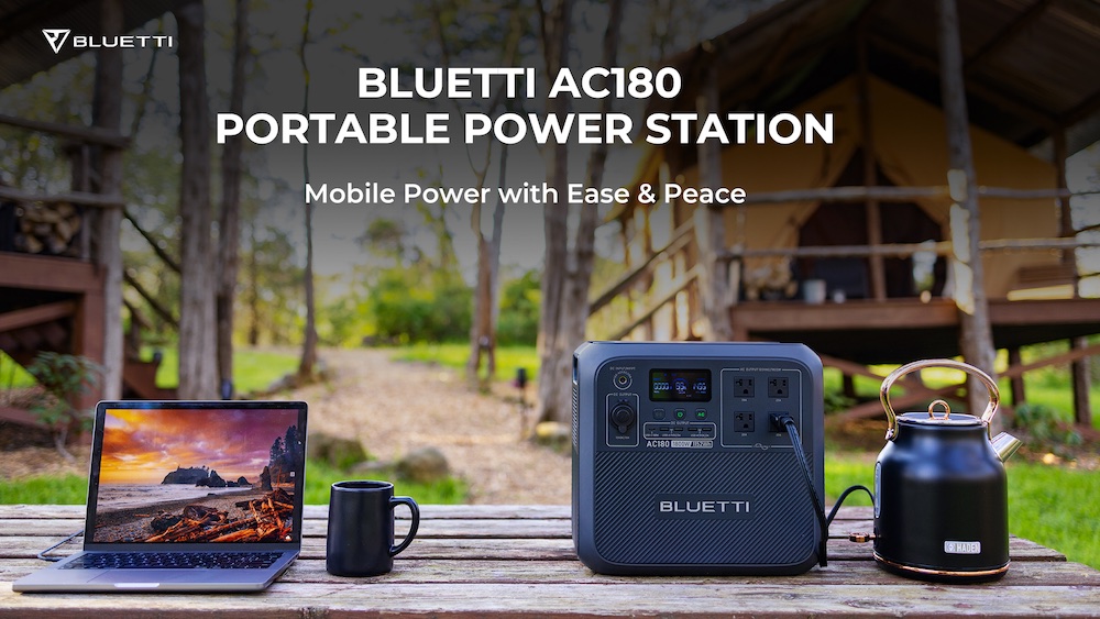 BLUETTI Unveils AC180: A New Milestone of Portable Power Stations