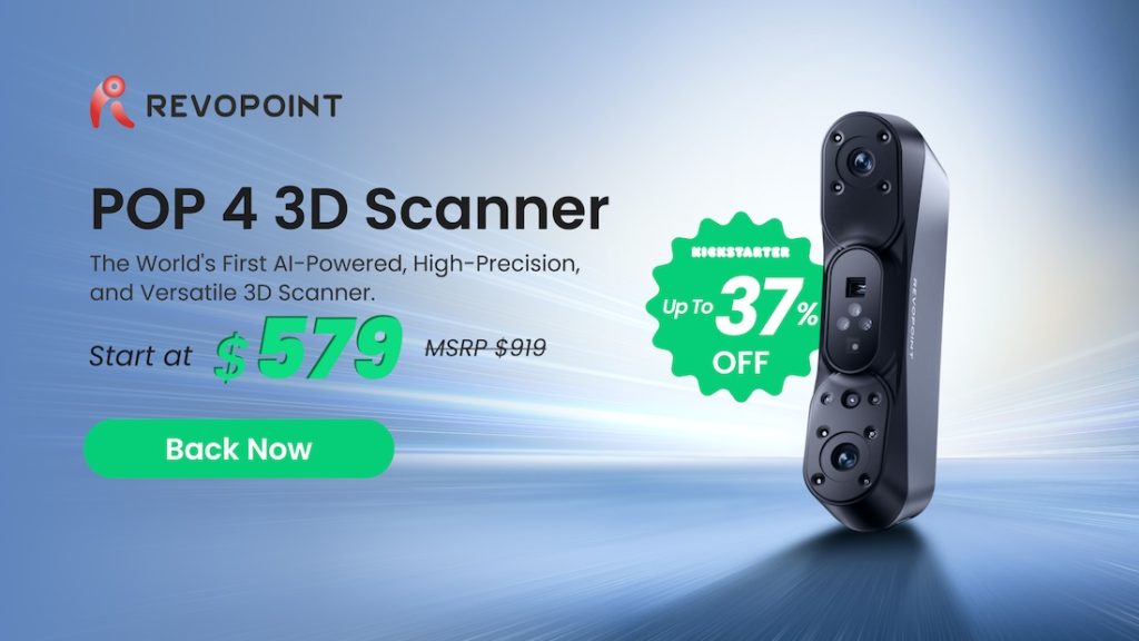 Scanner Pop Revopoint POP 4: The World's First AI-Powered, High-Precision, and ...
